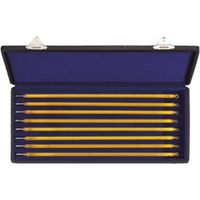 東京硝子器械 TGK 棒状標準温度計 水銀 黄珀 8本組 成績書付 614-53-01-09 1組 185-6411（直送品）