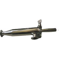 高磁力液体用ラインマグネット 耐熱240°C 1.0T(10000G)取付1.5Sヘルール L型 MGPF-S15L-1 1台（直送品）