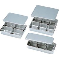 東京硝子器械 TGK 試料分類バット 仲子ミニ3ヶ入 横長型 419-32-28-10 1組(3個) 185-8408（直送品）