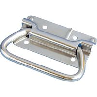 水本機械製作所 水本 ステンレス トランク取手 86mm×46mm TT-1 1個 332-2353（直送品）