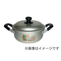 前川金属工業所 前川 ドリーム浅型鍋 24cm 413394 1個（直送品）
