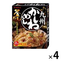 九州かしわめし ヤマモリ 1セット（ 3～4人前） 4個 炊き込みご飯の素