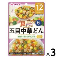 【12ヶ月頃から】具たっぷりグーグーキッチン 五目中華どん 3袋 アサヒグループ食品