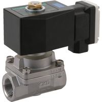 CKD 蒸気用パイロットキック式2ポート電磁弁 SPK11-15A-F4M-AC110V 1個 119-3596（直送品）