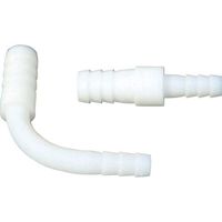 フロンケミカル フッ素樹脂 PTFEチューブコネクターI型 8φ×10φ NR0081-002 1個 734-7065（直送品）