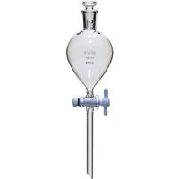 東京硝子器械 TGK 透明摺合球形分液ロート 平栓 100mL 15/25 079-13-70-11 1個 190-1832（直送品）