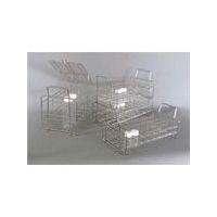 東京硝子器械 TGK 管ビン立 網フタ SS 外寸236×136mm 360-51-25-10 1台 183-8796（直送品）