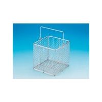 東京硝子器械 TGK 角カゴ SS443 W400×D400×H300mm 360-52-41-37 1個 183-5579（直送品）