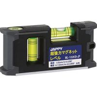 因幡電機産業 JAPPY 超強力マグネットレベル ML-100KB-JP 1個 369-8469（直送品）