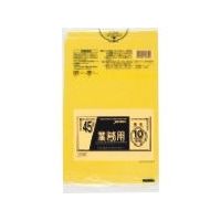 東京硝子器械 TGK 業務用ポリ袋 45L 黄色 10枚入 153-23-68-85 1袋(10枚) 190-0528（直送品）