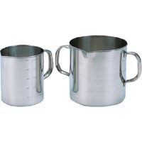 東京硝子器械 TGK ビーカーステンレス製片手目盛付500mL 419-32-01-63 1個 185-7876（直送品）