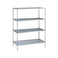 東京硝子器械 TGK シェルフSUS61×61×190 4段 223-58-58-03 1台 189-1209（直送品）
