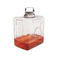 東京硝子器械 TGK 大型透明角型瓶クリアボーイ 20L 656-22-04-48 1個 184-2420（直送品）