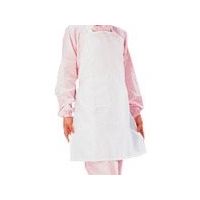 東京硝子器械 TGK 無塵前掛 #715B 白 10組入 878-25-03-51 1袋(10組) 184-1246（直送品）