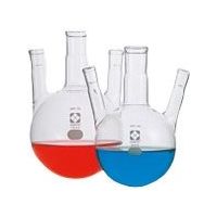 東京硝子器械 TGK 三口丸底フラスコ SPC29 500mL 側SPC19 371-13-58-26 1個 185-1404（直送品）