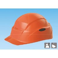 つくし工房 つくし 回転式ヘルメット クルボ オレンジ 3018-J 1個 184-4773（直送品）