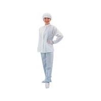 東京硝子器械 TGK 無塵衣 ELー7207B 白 女子ズボン M 878-25-01-87 1着 184-9165（直送品）