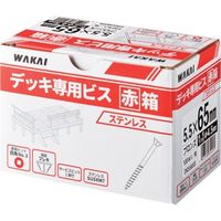 若井産業 WAKAI デッキ専用ビス 赤箱 ブロンズ 5.5X75 DR5575B 1箱(100本) 386-8086（直送品）