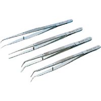 東京硝子器械 TGK ピンセット クロームスチール製 649 990-25-23-06 1本 185-5575（直送品）