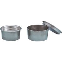 東京硝子器械 TGK 秤量びん 60φ×55φ×30H アルミ製 大 454-65-53-02 1個 185-8161（直送品）