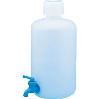 東京硝子器械 TGK 細口下口瓶 活栓付 PE製 20L 358-22-05-06 1本 183-7165（直送品）