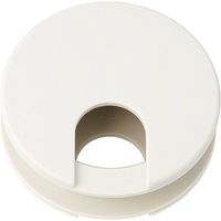 スガツネ工業 SUGATSUNE (210017353)LSU60WT配線孔キャップ LSU60WT 1個 131-4024（直送品）