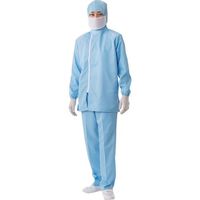 東洋リントフリー TriApex クリーン上着FD200Cー01(ホワイト)ー4L FD200C-01-4L 1着 203-4379（直送品）