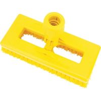 エー・エム・プロダクツ カーライル スウィベルデッキブラシ イエロー 3638831EC04 1袋(1個) 274-7007（直送品）