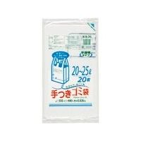 東京硝子器械 TGK 手付ポリ袋 HJN24 20枚入 153-23-69-22 1袋(20枚) 190-5279（直送品）