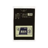 東京硝子器械 TGK 業務用ポリ袋 45L 黒 10枚入 153-23-68-82 1袋(10枚) 190-6865（直送品）