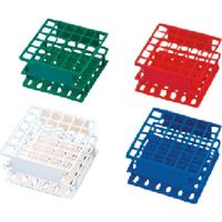 東京硝子器械 TGK アンワイヤーハーフ試験管立13φ用 青色 602-21-25-71 1個 183-5997（直送品）