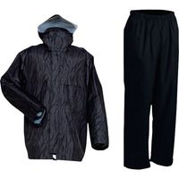前垣 AP300PVCレインスーツ シャンクブラック LLサイズ AP300SNKBLKLL 1着 336-8609（直送品）