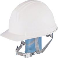 つくし工房 つくし 保護帽前ひさし型みぞ付ABS製 白 3103-A 1個 184-3214（直送品）