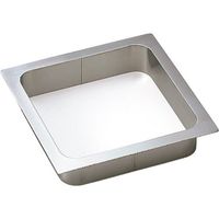 スガツネ工業 SUGATSUNE (210022109)ANーKH015ーHLステンレス鋼製 屑入投入口 角型 AN-KH015-HL 1個（直送品）