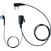 F.R.C. シリコンカバー付きインナータイプ左耳専用イヤホンマイク(PRO用/トランシーバー専用) FPG-27LK 1本（直送品）