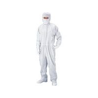 東京硝子器械 TGK クリーンルーム用衣服 PP1052 M 白 285-25-10-02 1着 189-7652（直送品）