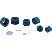 東京硝子器械 TGK 穴開キャップ 黒 SYー08用 100入 717-04-07-72 1袋(100個) 183-9468（直送品）