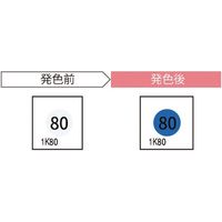 因幡電機産業 JAPPY サーモカラーセンサー(20枚入り) 1K80-JP 1箱(20枚) 369-8403（直送品）