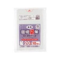 東京硝子器械 TGK 環境袋策 20L 透明 10枚入 153-23-69-32 1袋(10枚) 190-3676（直送品）