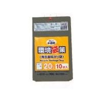 東京硝子器械 TGK 環境袋策 20L グレー半透明 10枚入 153-23-69-31 1袋(10枚) 190-0468（直送品）