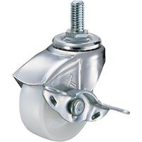 ハンマーキャスター ハンマー ねじ込み旋回式ナイロン車輪50mm W3/8 ストッパー付 45015A-20N50 1個 814-1454（直送品）