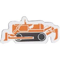 つくし工房 つくし ミニ重機マグネット側面タイプ ブルドーザ 大 MK-322A 1個 184-4851（直送品）