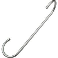 水本機械製作所 水本 アルミハンガーSフックツイスト(マットシルバー) 全長200mm ALHT-200MS 1個 336-7974（直送品）