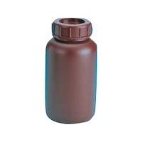 東京硝子器械 TGK 広口瓶 PE製 茶褐色 500mL 358-22-02-25 1本 183-7192（直送品）