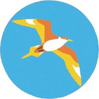 つくし工房 つくし たのし~る[とり] とうぞくかもめ KS-19 1枚 185-1262（直送品）