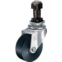 ハンマーキャスター ハンマー パイプ差込み旋回式MCナイロン車輪 50mm 角25用 4204EN-MC50 1個 814-1181（直送品）