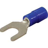 ニチフ端子工業 ニチフ 環境配慮形絶縁被覆付圧着端子 Y形(100P) TMEX 2Y-5M-BLK 1パック(100個) 226-3374（直送品）