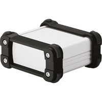 タカチ電機工業 タカチ コーナーガード付アルミケース EMCシールドタイプ シルバー/ブラック EXPE12-6-9SB 1台（直送品）