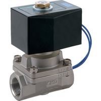 CKD 蒸気用パイロットキック式2ポート電磁弁 SPK11-15A-N4A-AC220V 1個 119-3532（直送品）
