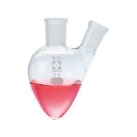 東京硝子器械 TGK 共通二口梨形フラスコ15ー25 50mL 371-13-16-21 1個 184-3554（直送品）